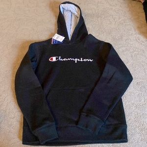 Boys Youth Black Champion Sweatshirt NWT size YXL